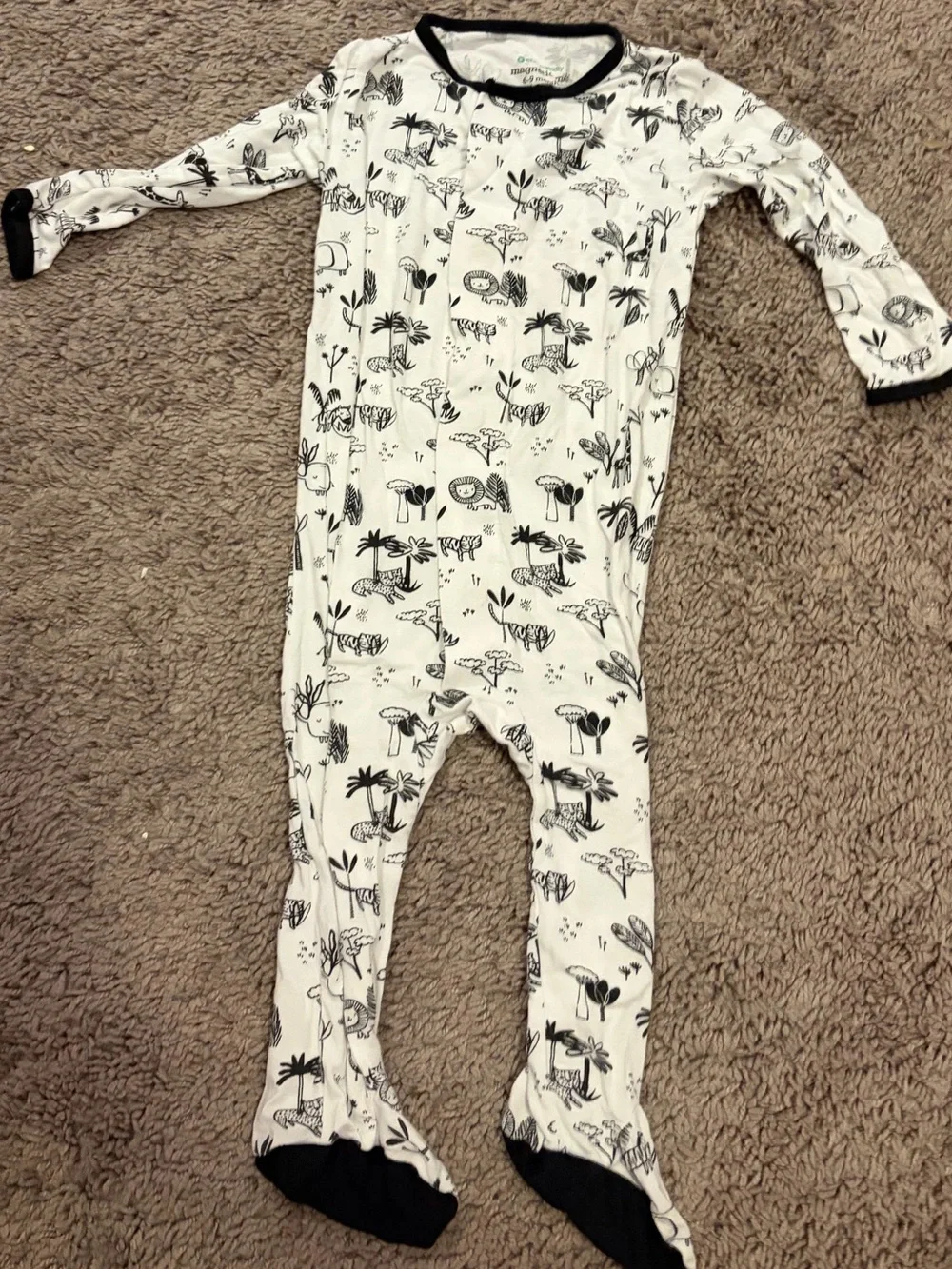 Magnetic Me Animal Safari Footie 6-9 months